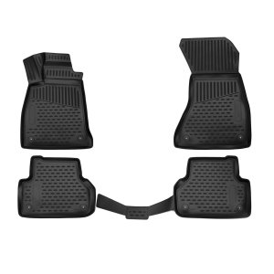 Audi A5 Sportback Floor Mats - Omac - Rubber TPE - Black - '18-'24